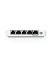 Load image into Gallery viewer, Ubiquiti UniFi Flex Mini 2.5Gbps 5 Port Switch, features 4 x 2.5GbE Ports, 1 x 2.5GbE PoE in port, Optional USB-C Adaptor included - USW-Flex-2.5G-5
