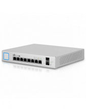 Load image into Gallery viewer, Ubiquiti UniFi - Switch, 8x Gigabit RJ45 Ports, 2x SFP Ports, 150W; Supports PoE+ IEEE 802.3at/af (48V) and 24V Passive PoE output