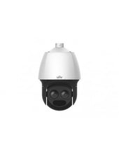 Load image into Gallery viewer, UNV Ultra H.265 2MP Lighthunter PTZ with 33X Optical Zoom, Bulit-in VF laser IR 500m, SIP, 24V DC and AC, Non POE, 4.5-148.5mm, IP66, MicroSD 256GB