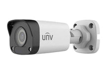 Load image into Gallery viewer, UNV-H.265 - 2MP Starlight Mini Bullet Camera, Uniview Smart Analytics, 12V DC, PoE, Infrared IR 30 Meters, 4.00 mm lens, IP67, UN-IPc2122sr3UPF40-C