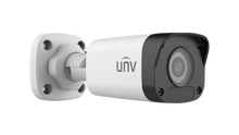 Load image into Gallery viewer, UNV Ultra H.265 A 4MP Mini Fixed Bullet-Camera (Plastic) Now support up to 30 FPS, No Analytics, PoE, IR 30m, 2.8mm lens, IP67, Motion and Intrusion