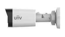 Load image into Gallery viewer, UNV Ultra H.265 A 4MP Mini Fixed Bullet-Camera (Plastic) Now support up to 30 FPS, No Analytics, PoE, IR 30m, 2.8mm lens, IP67, Motion and Intrusion