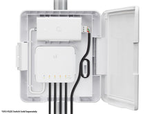 Load image into Gallery viewer, Ubiquiti UniFi Flex Switch Utility Outdoor weatherproof Enclosure, for use with USW-5Flex, includes patch lead and 60W PoE Injector | USW-Flex-Utility - Let's Fibre Technologies