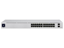 Load image into Gallery viewer, Ubiquiti UniFi Switch 24 Port Gigabit 16PoE 95W 2SFP, L2 switch with 24x GbE ports, 16 x auto-sensing 802.3at PoE+ ports, 2x 1.25Gbps SFP | USW-24-POE