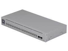Load image into Gallery viewer, Ubiquiti UniFi Pro Max Switch 16 with 12 PoE 4x2.5Gbps PoE++ 180W, 12G PoE+ (802.3af/at), 4x 2.5Gbps PoE++ (802.3af/at/bt) 2xSFP+ | USW-Pro-Max-16-PoE