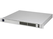 Load image into Gallery viewer, Ubiquiti UniFi Switch Pro 24 Port Gigabit 2SFP+, fully managed, Layer 3, UniFi switch with 24x Gigabit Ports and 2x 10G SFP+ uplink ports | USW-Pro-24
