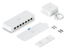 Load image into Gallery viewer, Ubiquiti UniFi Ultra 8 port 60W PoE Switch, 60W PSU Included, 7× GbE PoE+ output ports, 1×GbE port with optional PoE++ input, 52W PoE with PSU adapter
