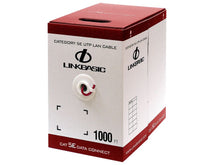 Load image into Gallery viewer, Linkbasic 305M Box Cat5e Solid Red UTP Cable, UTP - 4 Pairs Solid Bare Copper, PVC Outer Jacket, Category 5E, 305m, Ethernet Cable supplied in a Box