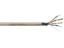 Load image into Gallery viewer, Linkbasic 305M Drum Cat5e Solid Shielded Grey FTP Cable, 4 Pairs FTP - Solid Bare Copper, Contains Tinned Copper ESD Drain Wire, with PVC Outer Jacket - Let's Fibre Technologies