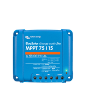 Load image into Gallery viewer, Victron Blue Solar MPPT 100/15 Charge Controller, Battery Voltage 12/24V Auto Select, 15A Charge Current, UPS & Solar Power, Solar Charge Controllers