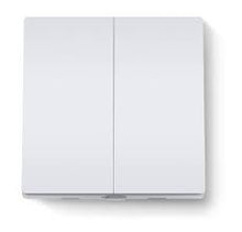 Load image into Gallery viewer, TP-Link Smart Light Switch 2-Gang 1-Way - 868 MHz, 250 V~, 50/60 Hz, 2-Gang, Size 86 mm x 86 mm, battery powered (2 x AAA) - Tapo-S220