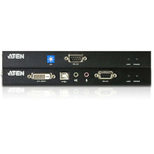Load image into Gallery viewer, Aten USB DVI Single Link Console Extender with Audio, Serial Support up to 60 Meters, TAA Compliant, Audio Cat 5 KVM Extender, 2× RS-232 ports, CE600