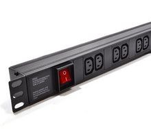 Load image into Gallery viewer, Power Distribution Unit (PDU), 1U8WPDU Kettle, 1U, 8 way Female Kettle Cord, Black, With Switch, 2 Meter Power Cable SA, Cabling & Power Supplies