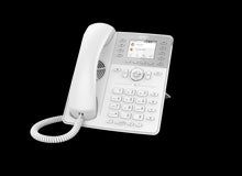 Load image into Gallery viewer, Snom D735 12-line Desktop SIP Phone in White, Buy with Snom-PSU-10w, supports PoE, 2x GbE RJ45, 8 Programmable LED Keys, Proximity Sensor, 2.7" Screen
