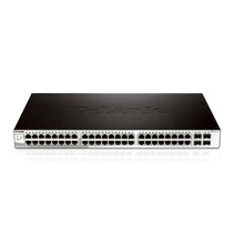 Load image into Gallery viewer, D-Link DGS-1210-52 48-Port 10/100/1000Mbps Smart Switch, with 4x Combo SFP Ports - Layer 2 Managed swith, 48x Basic switching RJ-45 Ethernet ports, 1U