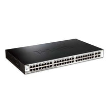 Load image into Gallery viewer, D-Link DGS-1210-52 48-Port 10/100/1000Mbps Smart Switch, with 4x Combo SFP Ports - Layer 2 Managed swith, 48x Basic switching RJ-45 Ethernet ports, 1U