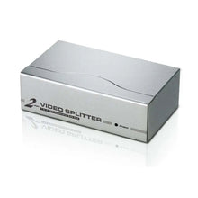 Load image into Gallery viewer, Aten AT-VS92AUK 2-Port VGA Splitter (350MHz) - Silver - 1920 x 1440 pixels - 65m Distance, 0.85 W, Dimensions (WxDxH) 130mm x 75mm x 45mm, Weight 420g