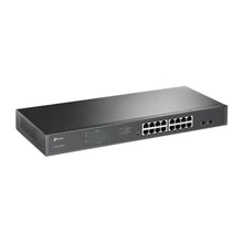 Load image into Gallery viewer, TP-Link 16-Port Gigabit PoE+ Easy Smart Switch, 16 x 10/100/1000Mbps RJ45 Gigabit PoE+ Ports, 2 x SFP Slots, 802.3at/af, 192W PoE Power - TP-SG1218MPE