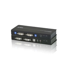 Load image into Gallery viewer, Aten CE604 USB DVI Dual View KVM Extender, Cat 5 Kvm Extender, 4x RJ-45 ports, 2x RS-232 ports, 3x DVI-D ports DC-in jack