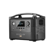Load image into Gallery viewer, Ecoflow River Pro Portable Power Station, Featuring 720Wh Battery, 600W Output, 200W Solar, with South African Standard Power Socket, Battery Backup