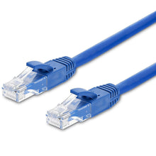Load image into Gallery viewer, Acconet CAT6 UTP Flylead, 1 Meter, Straight, Stranded Cable, Moulded Boots and Plugs, Blue, Cabling & Cabinets, LAN Cable & Connectors, Flyleads