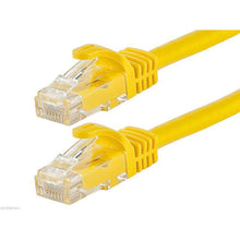 Load image into Gallery viewer, Acconet CAT6 UTP Flylead, 1 Meter, Straight, Stranded Cable, Moulded Boots and Plugs, Yellow, Cabling & Cabinets, LAN Cable & Connectors, Flyleads