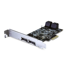 Load image into Gallery viewer, Vantec UGT-St644r 4-Channel 6-Port x4 SATA 6Gb/s PCIe RAID Host Card (RAID 0,1,10 and HyperDuo), eSATA,SATA, Low-profile Internal Expansion Card