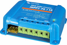 Load image into Gallery viewer, Victron Blue Solar MPPT 75/10 Charge Controller, Battery Voltage 12/24V Auto Select, 10A Charge, 15A Automatic Load Disconnect, UPS & Solar Controller