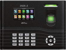 Load image into Gallery viewer, ZKTeco IN01 Fingerprint & RFID, Time & Attendance Terminal, Fingerprint Recognition TA & Access Terminal with power supply, Works on TimeNet & Biotime
