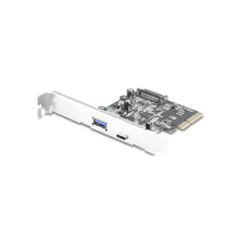 Load image into Gallery viewer, Vantec UGT-pc371ac 2-Port USB 3.1 Gen 2 Type-A/C PCIe x4 Adaptor, Low-profile, PCIe 2.0, Black, ASMedia ASM1142, 1x Type-A and 1x Type-C Ports