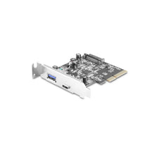 Load image into Gallery viewer, Vantec UGT-pc371ac 2-Port USB 3.1 Gen 2 Type-A/C PCIe x4 Adaptor, Low-profile, PCIe 2.0, Black, ASMedia ASM1142, 1x Type-A and 1x Type-C Ports