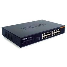 Load image into Gallery viewer, D-Link DES-1016D/E 16-Port 10/100 Unmanaged Switch - with 16x Basic switching RJ-45 Ethernet ports, Full duplex, and MAC address table of 8000 entries