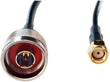 Load image into Gallery viewer, Acconet 0.5-Meter SMA R/P to N-Type (Male) LMR Cable, Coax Cable & Connectors, RF Connectors, Pre-Crimped 5 meter Coax Cable