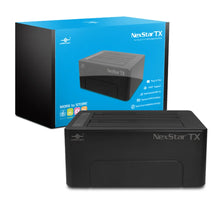 Load image into Gallery viewer, Vantec NexStar TX 3.5inch USB 3.0 Hard Drive Dock for 2×2.5''/3.5'' SATA, 6Gbps Hard Drive, Width 150mm x Depth 110mm x Height 62mm, Serial ATA/ATA II