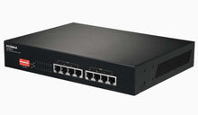 Load image into Gallery viewer, Edimax 8 Port PoE Switch, Desktop/Rackmount Unmanaged Switch, 10/100, 150Watt Total Output, VLAN and QoS Supported Ports, ED-ES1008Pv2