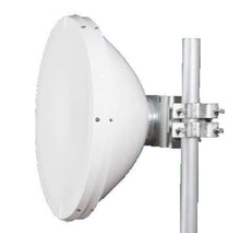 Load image into Gallery viewer, Jirous 10GHz/11GHz 38cm Parabolic Dish antenna for AirFiber 11, to be Use with JR-Exaf-11, 10.1-10.7 GHz, includes radome cover, 28.3dBi Antenna Gain