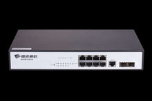 Load image into Gallery viewer, BDCOM 8-Port Managed Gigabit PoE Switch, Managed Switch - featuring 150W, 8 x Gigabit PoE Ports and 2 x SFP Ports, Layer 2 License PoE switch
