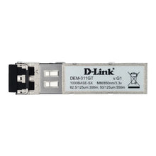 Load image into Gallery viewer, D-Link DEM-311GT 1 Port GBIC SX Multi-Mode Fiber Module 550m, SFP transceiver with Maximum data transfer rate of 1000Mbps, SFP Module for Fiber Optics