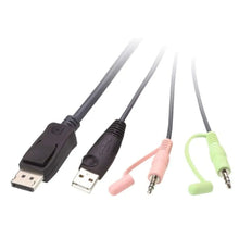 Load image into Gallery viewer, Aten CS22dp 2-port USB DisplayPort Cable KVM Switch, 1.2 m, 2560x1600 pixels, 3.5mm headphone,3.5mm mic,DisplayPort,USB A(Console)