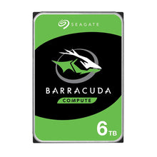 Load image into Gallery viewer, Seagate ST6000DM003 Barracuda 6TB Internal Hard Drive - SATA 6GB/s - 5400 RPM - 256MB Cache - 3.5 inch - Serial ATA III, Server/Workstation Component