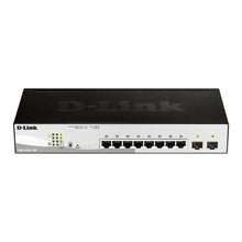 Load image into Gallery viewer, D-Link DGS-1210-10P 8-ports PoE Smart Switch with 2 SFP ports - 78W PoE Budget - 8x Basic switching RJ-45 Ethernet ports, Full-duplex, DC-in jack, 1U