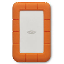 Load image into Gallery viewer, Seagate STFR5000800 LaCie 5TB Rugged Mini USB-C External Hard Drive, Drop, Crush, Rain Resistant, USB3.2 Gen 1 (3.1 Gen 1), Grey,Yellow, Storage HDD