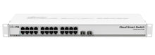 Load image into Gallery viewer, MikroTik CSS326-24G-2S+RM Cloud Smart Switch, with 24x Gigabit LAN Ports, 2x SFP+ Ports, Power Supply (PSU), Rack Mount, SwOS Operating System