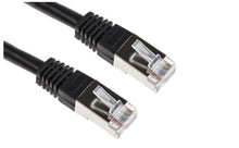 Load image into Gallery viewer, Acconet CAT6 UTP Flylead, 1 Meter, Straight, Stranded Cable, Moulded Boots and Plugs, Black, Cabling & Cabinets, LAN Cable & Connectors, Flyleads