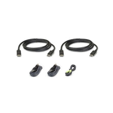 Load image into Gallery viewer, Aten 2L-7d02udpx5 1.8-Meter Secure KVM Cable Kit, Dual Display - USB Type-A/3.5mm/DisplayPort, USB Type-B/3.5mm/DisplayPort
