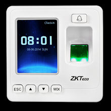 Load image into Gallery viewer, ZKTeco SF100 Fingerprint Access Control Terminal, 2.4 Inch screen, 1500 Fingerprints, 5000 RFID, USB-Host, Works on TimeNet 3 software, add ZK-PSU