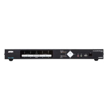 Load image into Gallery viewer, Aten CM1284 4-Port USB HDMI Multi-View KVMP Switch - Includes Cables & Rack Kit, 4K Ultra HD, 4096 x 2160 pixels, AC input voltage 100V - 240V