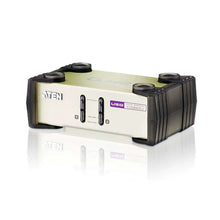Load image into Gallery viewer, ATEN CS82U 2-Port USB/PS2 VGA KVM Switch with 2 Cables - 2048 x 1536 pixels, Width 87 mm x Depth x 140 mm x Height x 55 mm, Scan interval 20 seconds