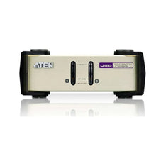 Load image into Gallery viewer, ATEN CS82U 2-Port USB/PS2 VGA KVM Switch with 2 Cables - 2048 x 1536 pixels, Width 87 mm x Depth x 140 mm x Height x 55 mm, Scan interval 20 seconds