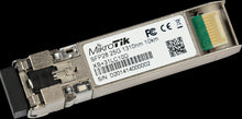 Load image into Gallery viewer, MikroTik combined 1.25G SFP, 10G SFP+ and 25G SFP28 module, featuring 1Gbps / 10Gbps / 25Gbps, 10km, Dual LC, UPC, DDMI, 1310nm SFP Module
